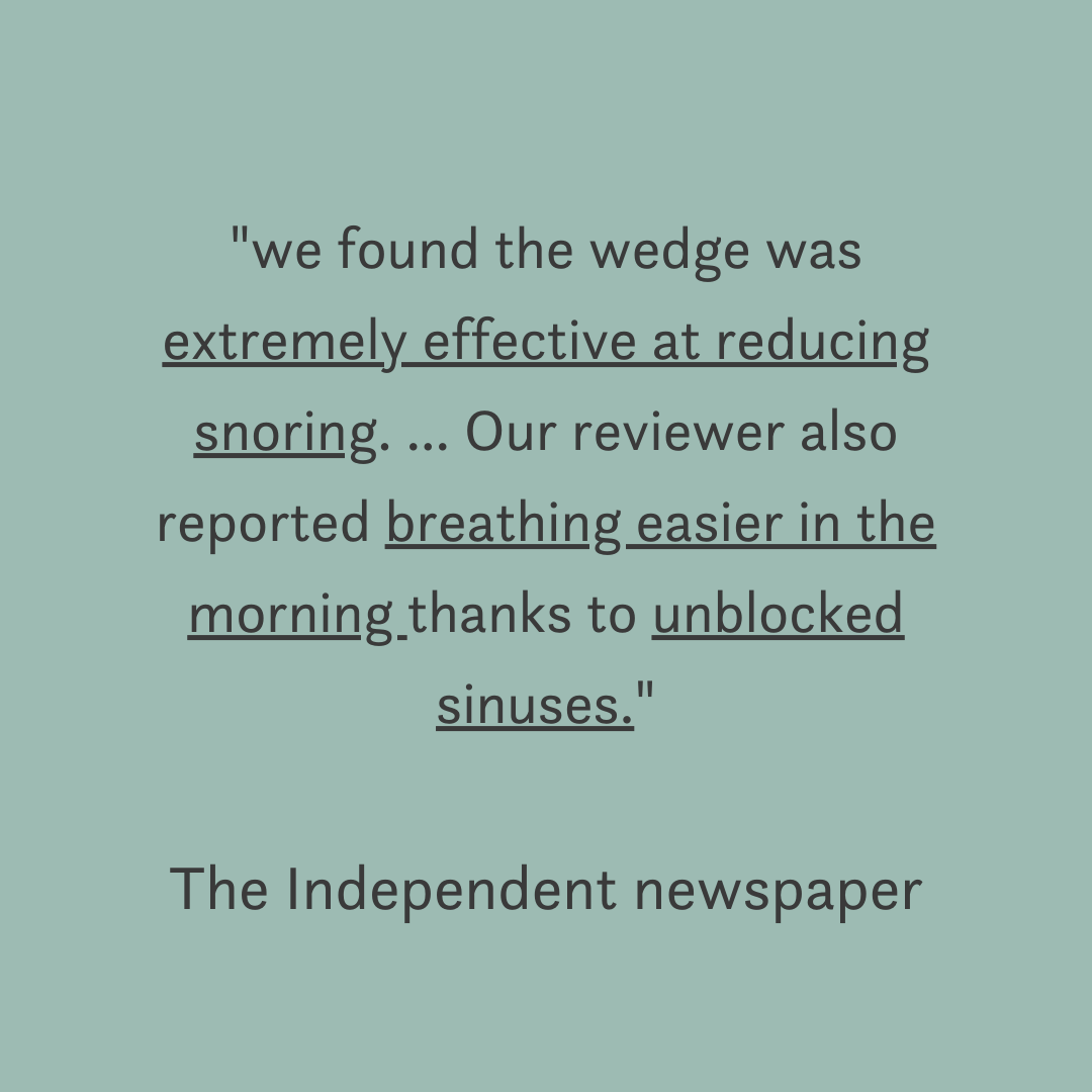 Anti-Snoring Bed Wedge Pillow