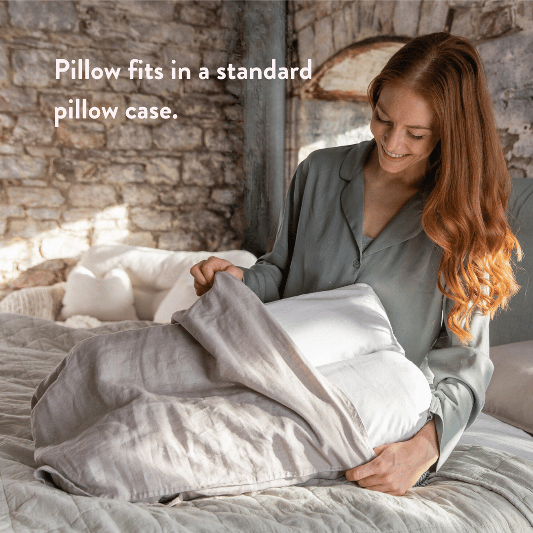 Organic British Wool Contour Pillow - Anti-Snoring