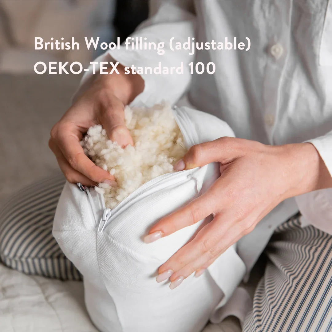 Natural British Wool Knee Pillow