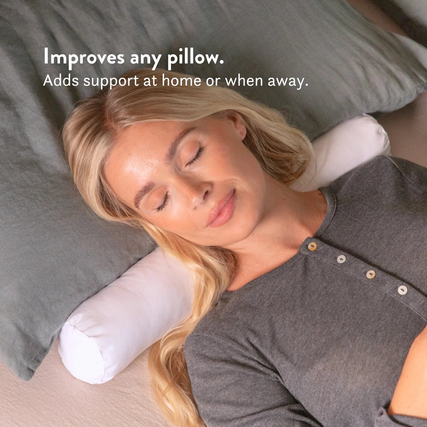 Cervical Roll Pillow - Neck Support for Cervical Spondylosis & Sleep Relief