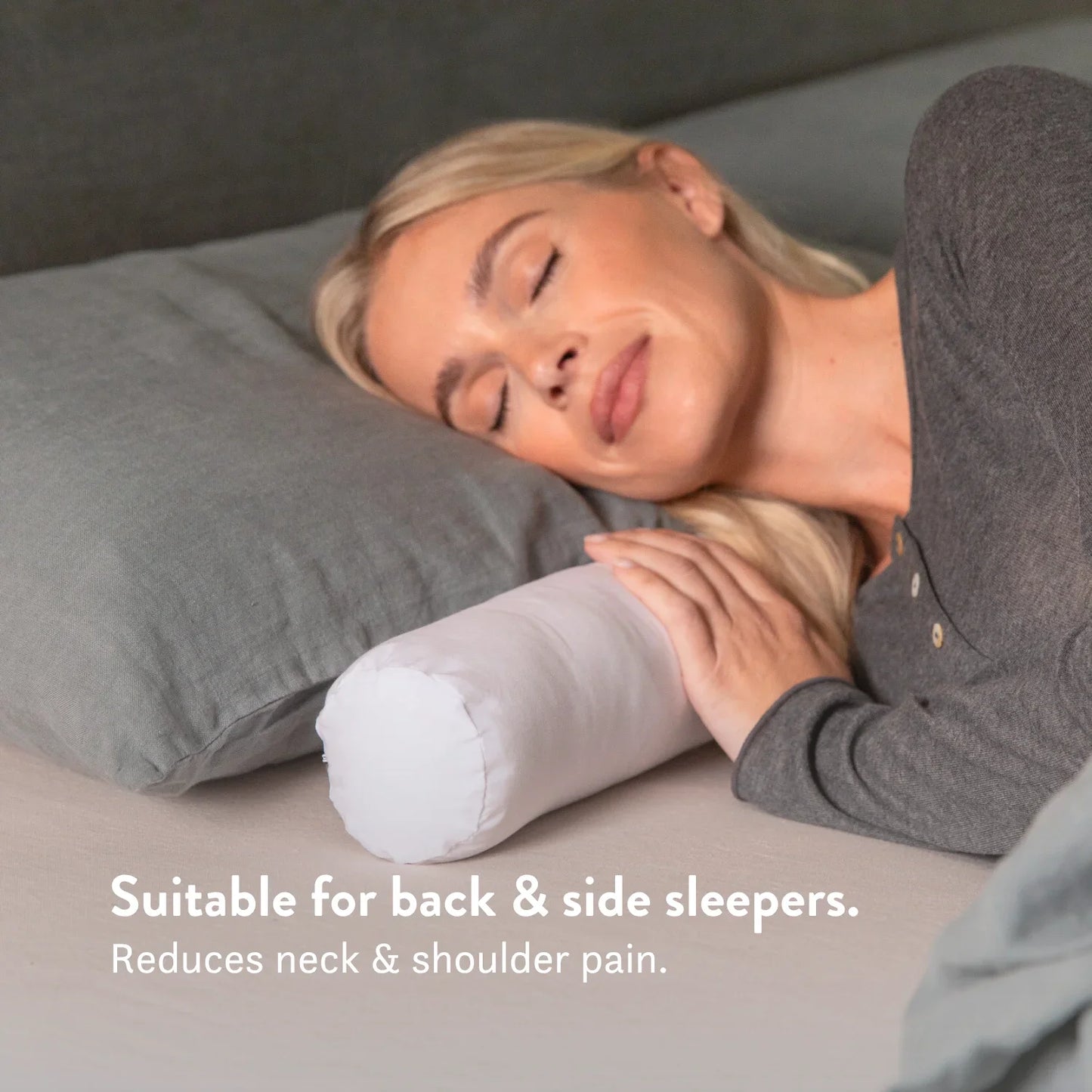 Cervical Roll Pillow - Neck Support for Cervical Spondylosis & Sleep Relief