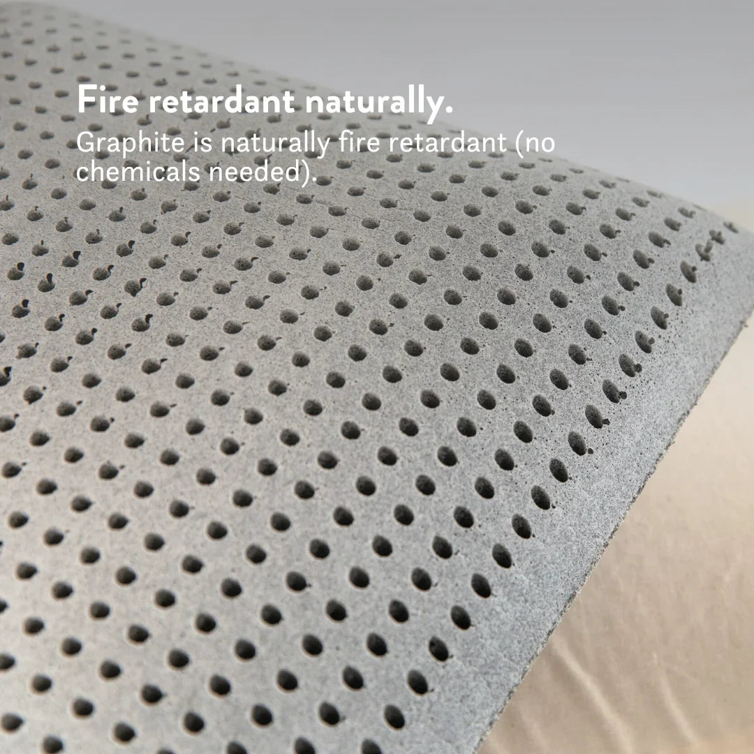 Graphite Latex Pillow - Natural, Cooling & Supportive