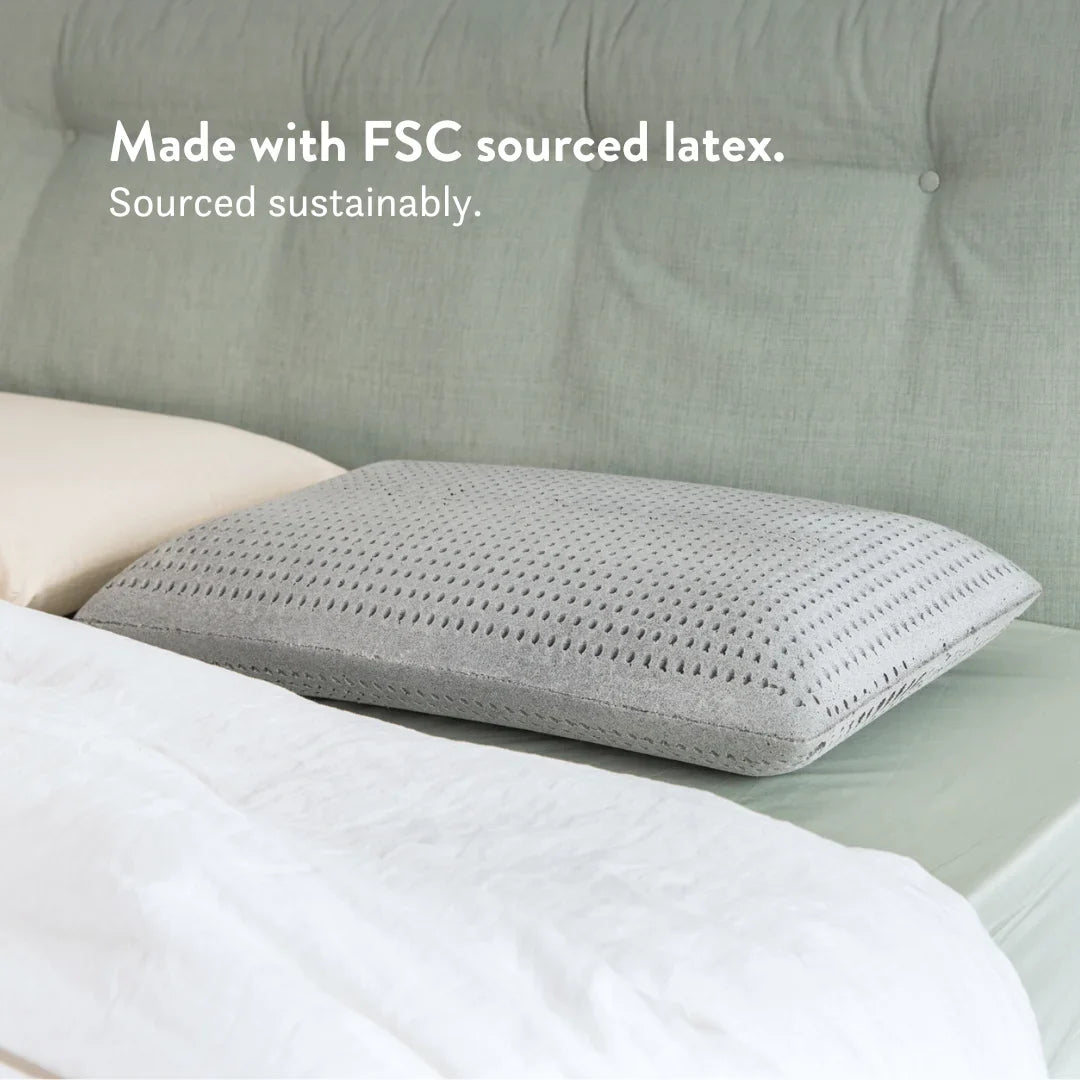Graphite Latex Pillow - Natural, Cooling & Supportive