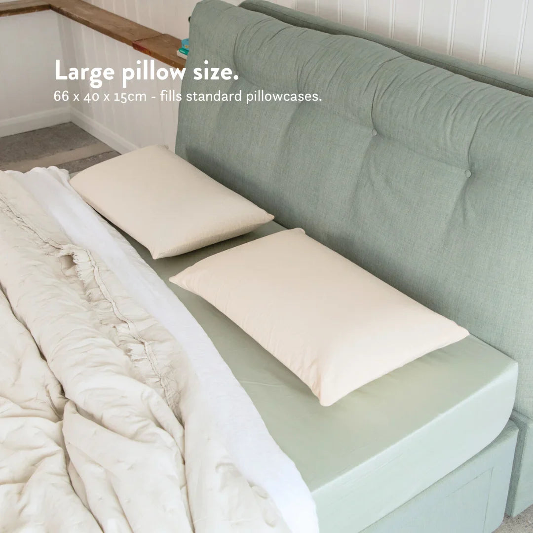 Graphite Latex Pillow & Wool Duvet Set - Bundle