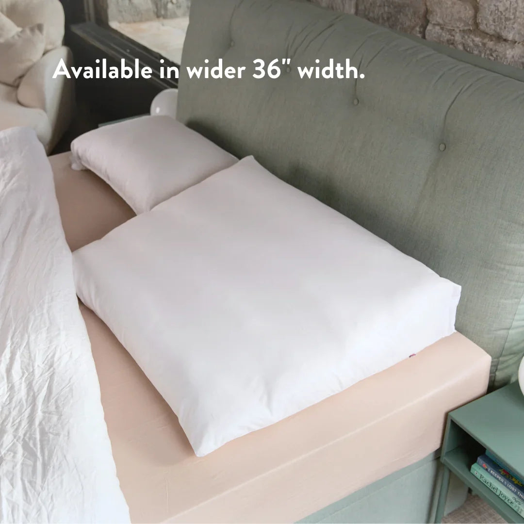 Organic British Wool Bed Wedge Pillow