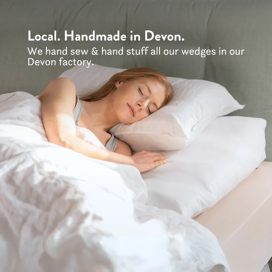 Organic British Wool Bed Wedge Pillow