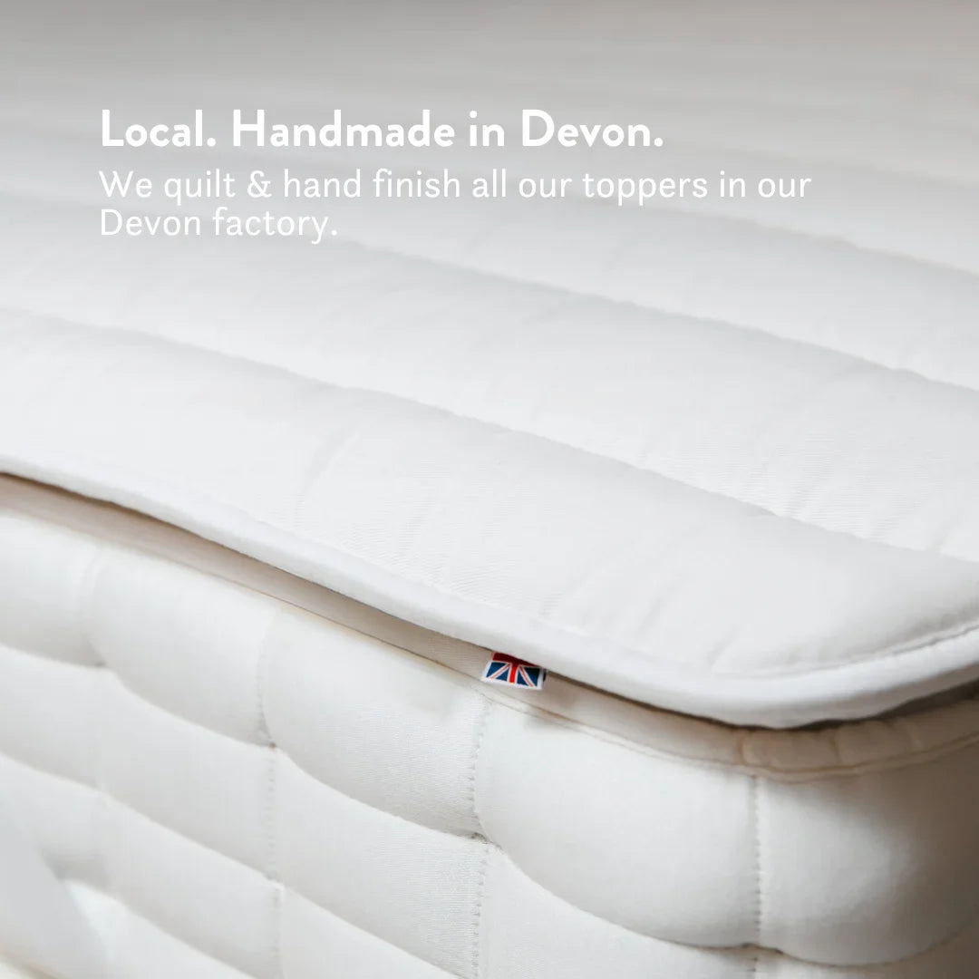 Natural 100% British Wool Mattress Topper