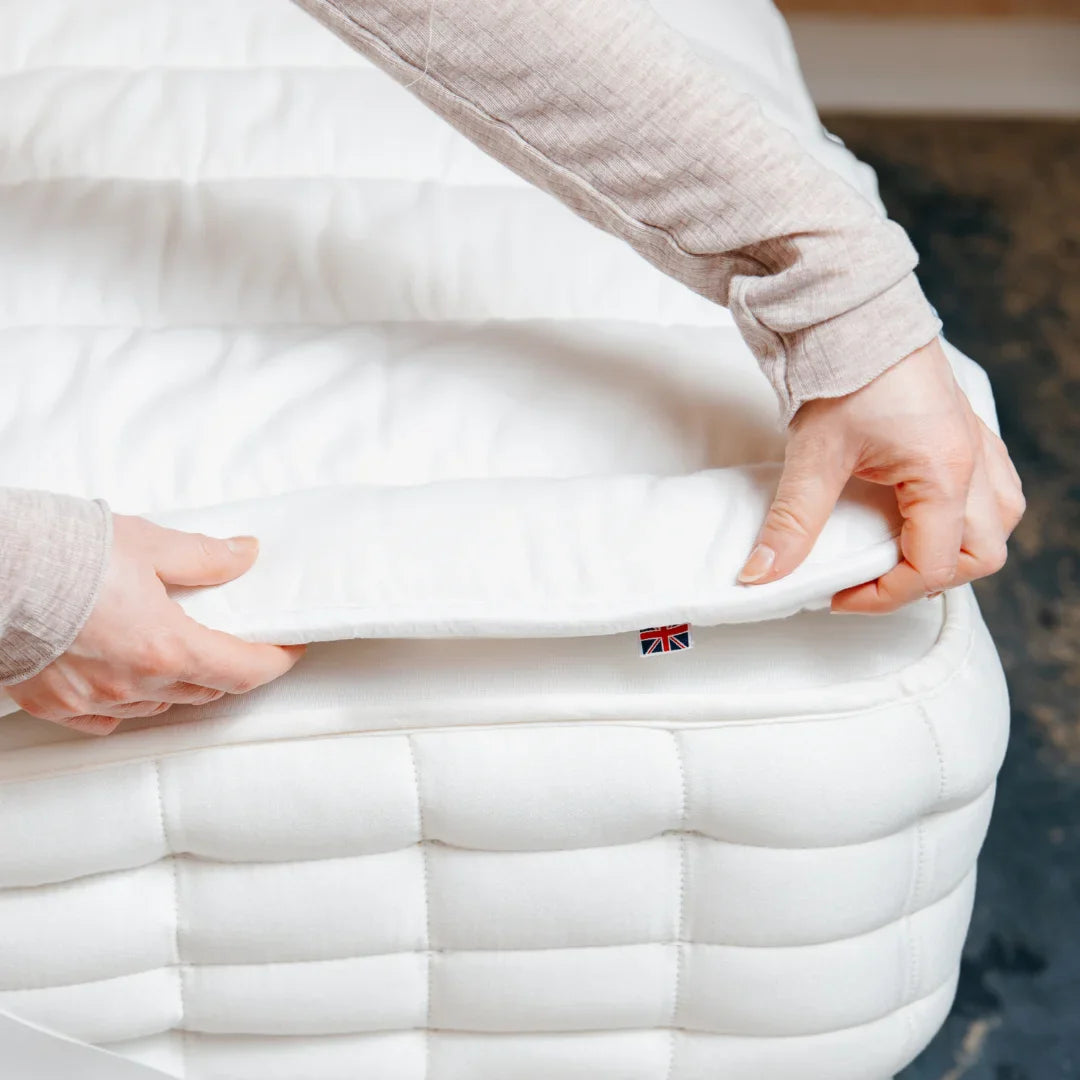 Natural 100% British Wool Mattress Topper