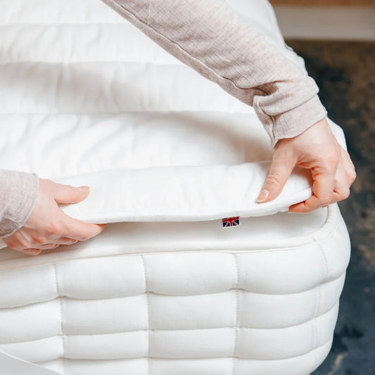 Natural 100% British Wool Mattress Topper