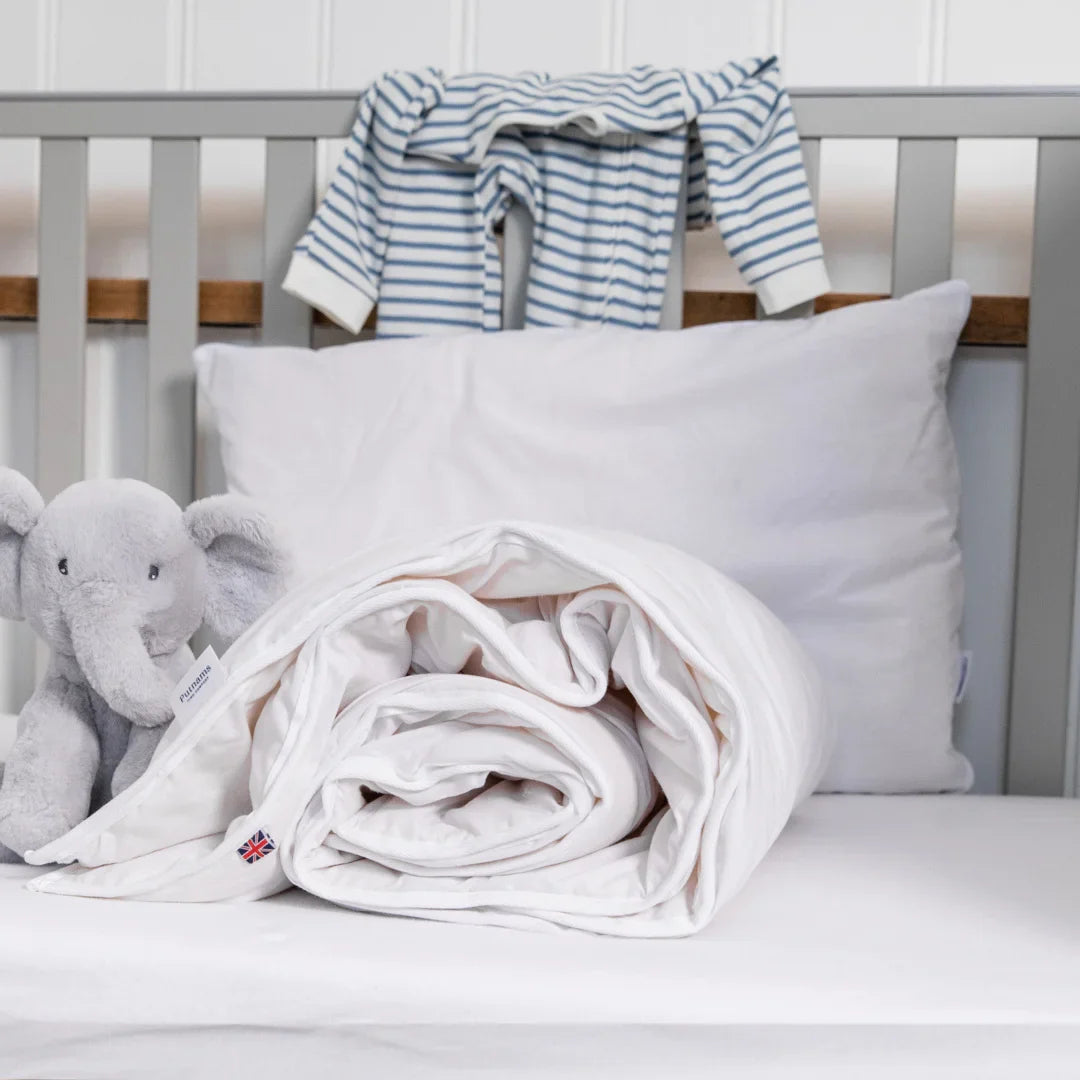 British Wool Duvet & Pillow for Toddler Cot Bed