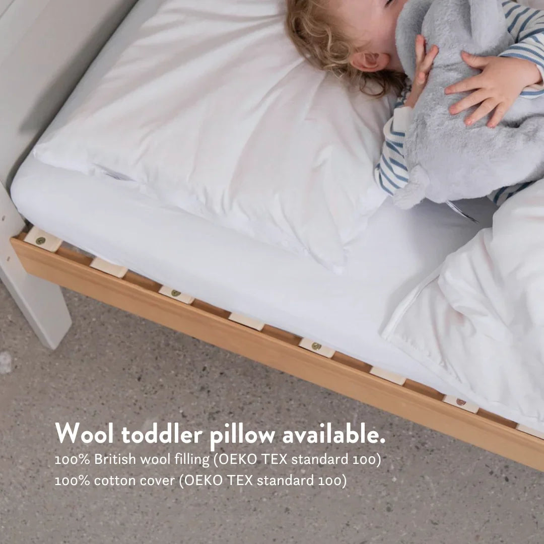 British Wool Duvet & Pillow for Toddler Cot Bed