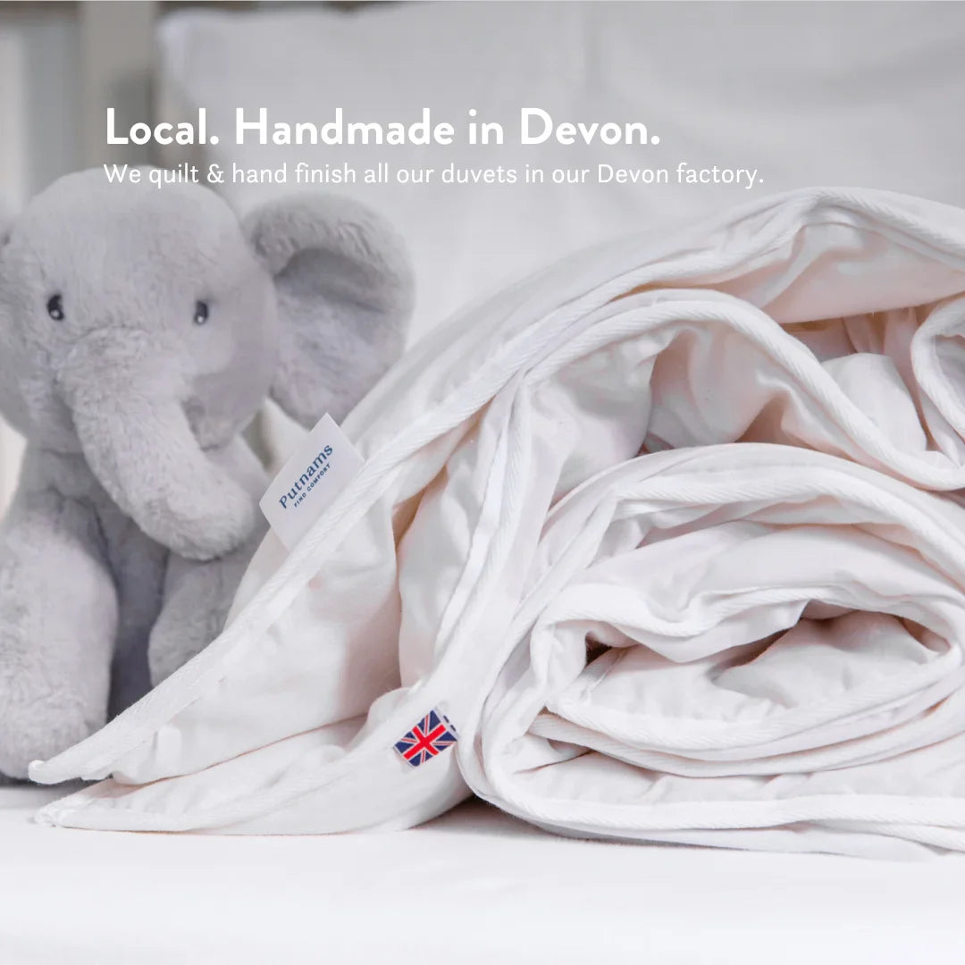 British Wool Duvet & Pillow for Toddler Cot Bed