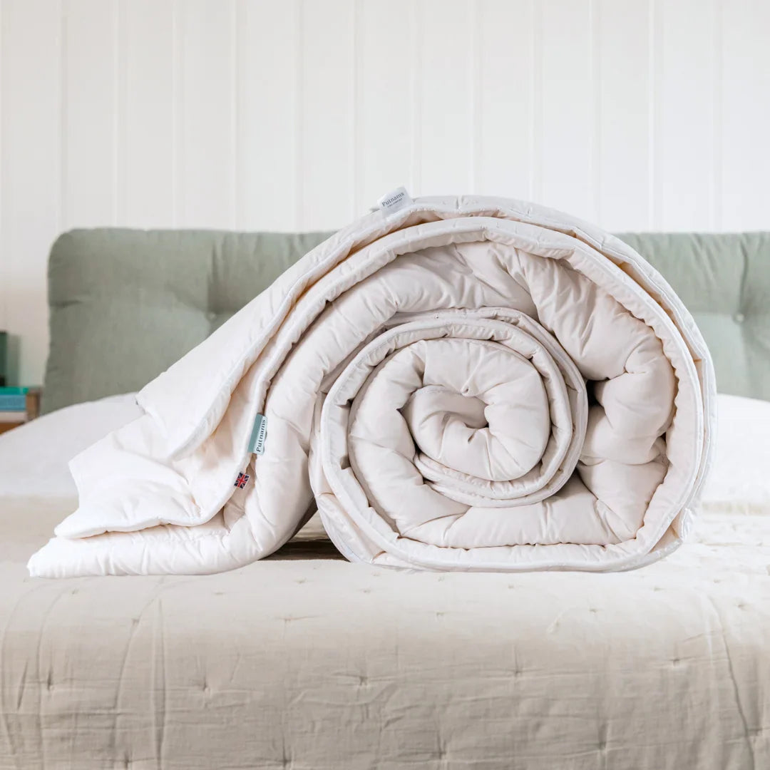Graphite Latex Pillow & Wool Duvet Set - Bundle