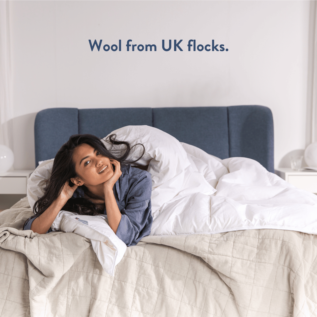 Contour Wool Pillow & Wool Duvet Set - Bundle