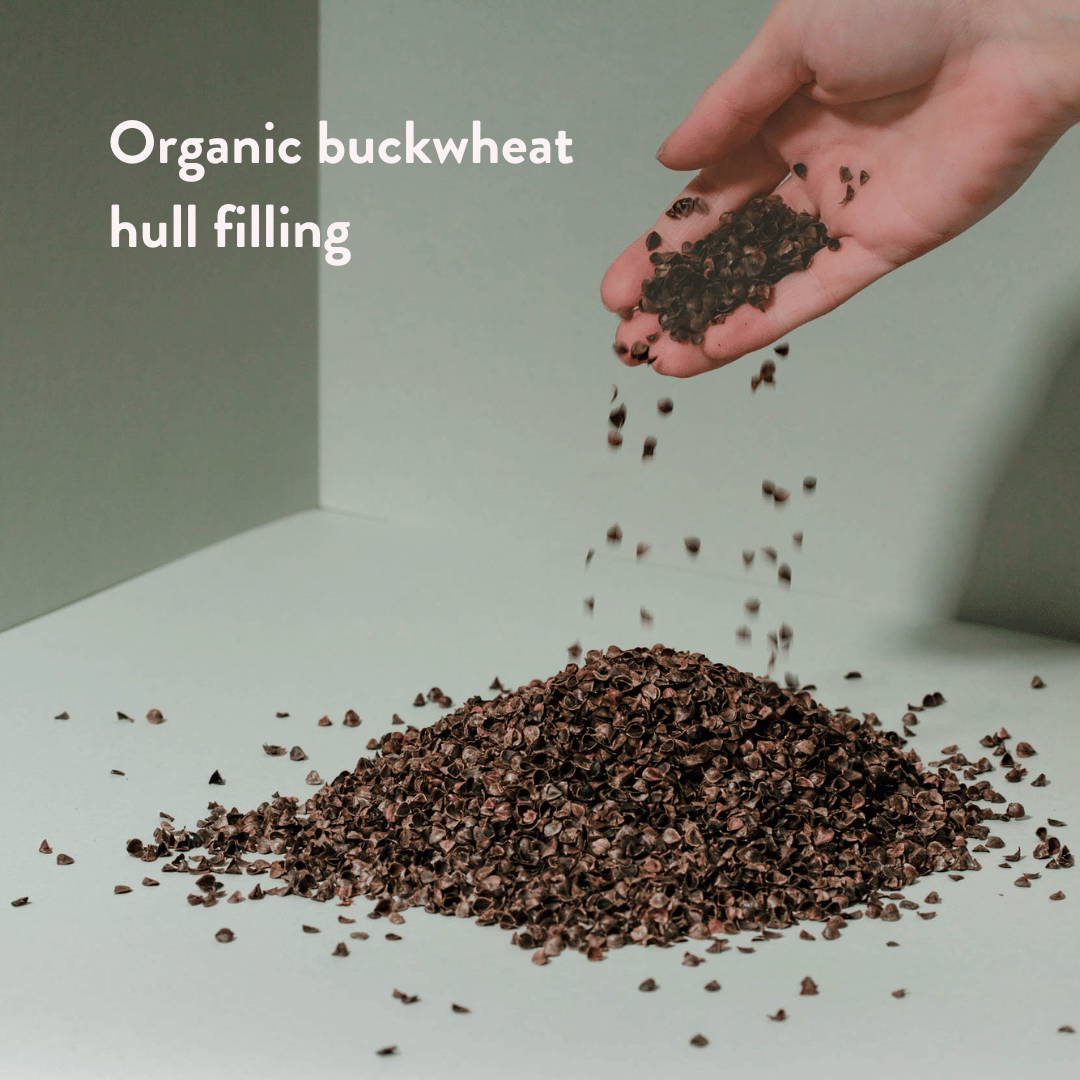 Organic Buckwheat Hulls Knee Pillow