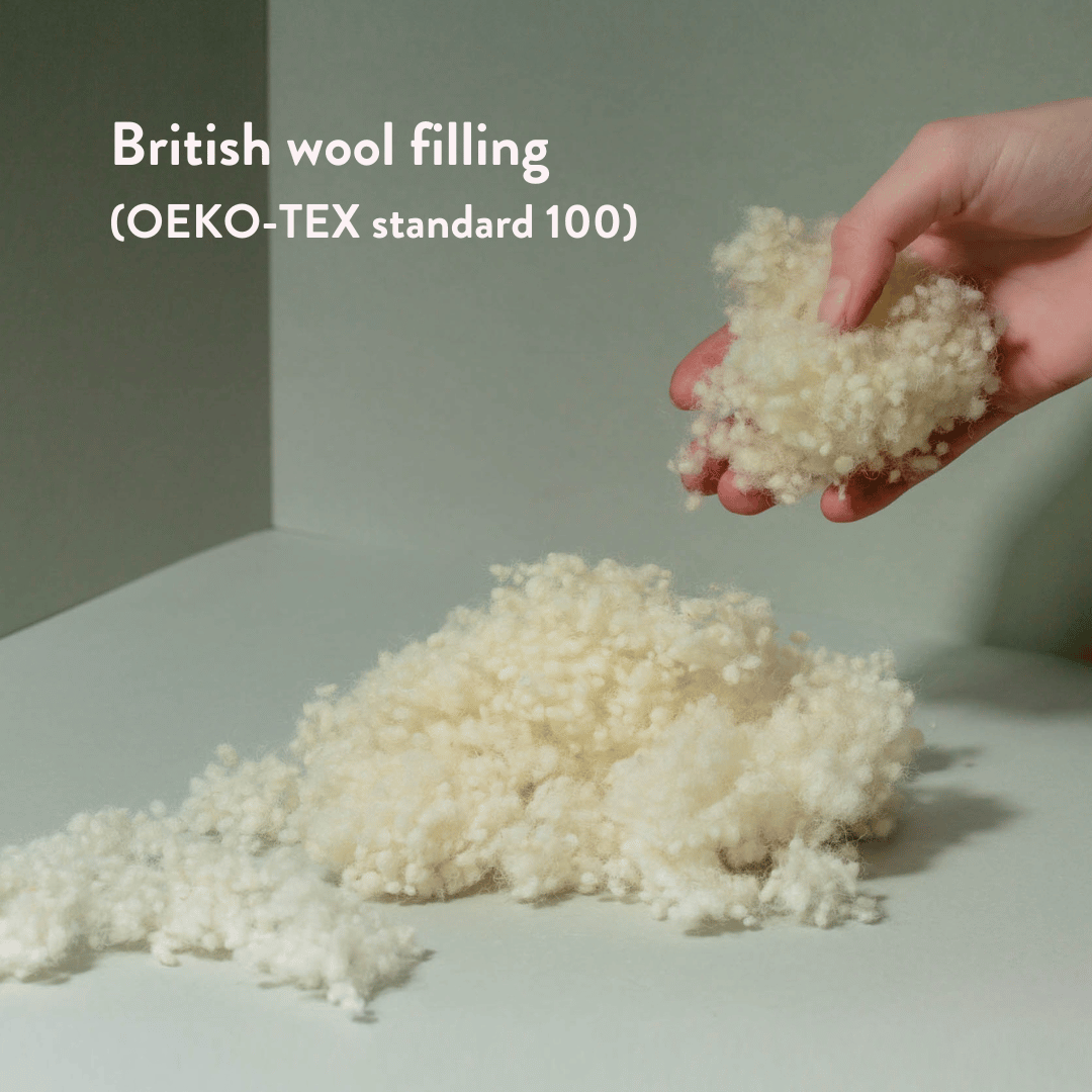 Natural British Wool Knee Pillow
