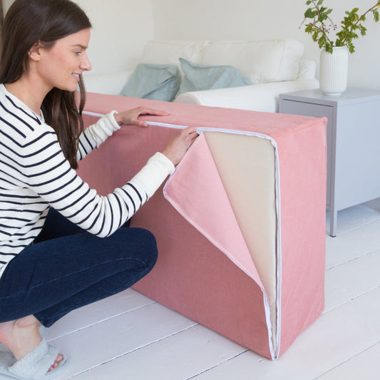 Mattress Footstool - Fold Away Bed - 360 colours