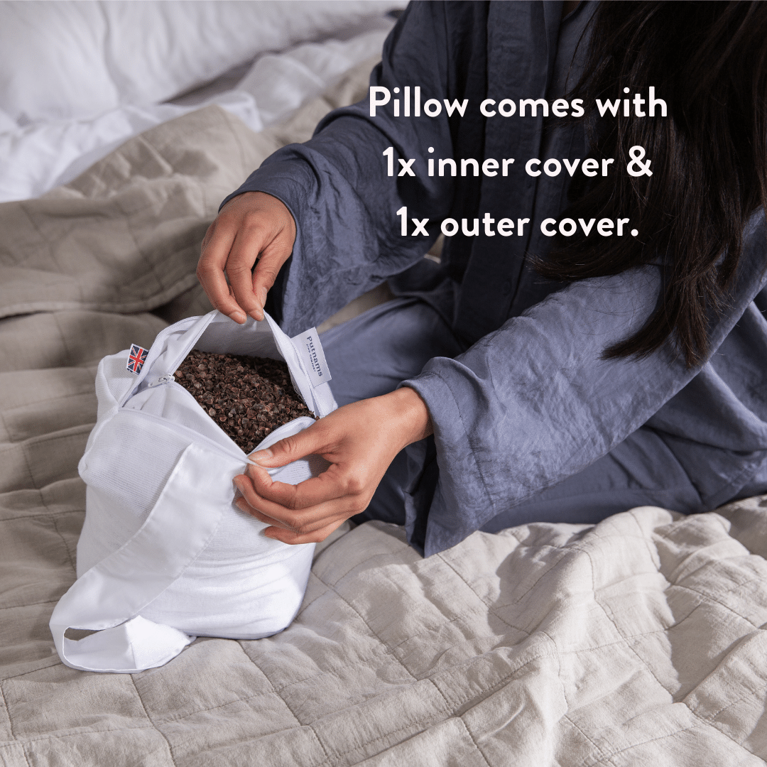 Organic Buckwheat Hulls Knee Pillow