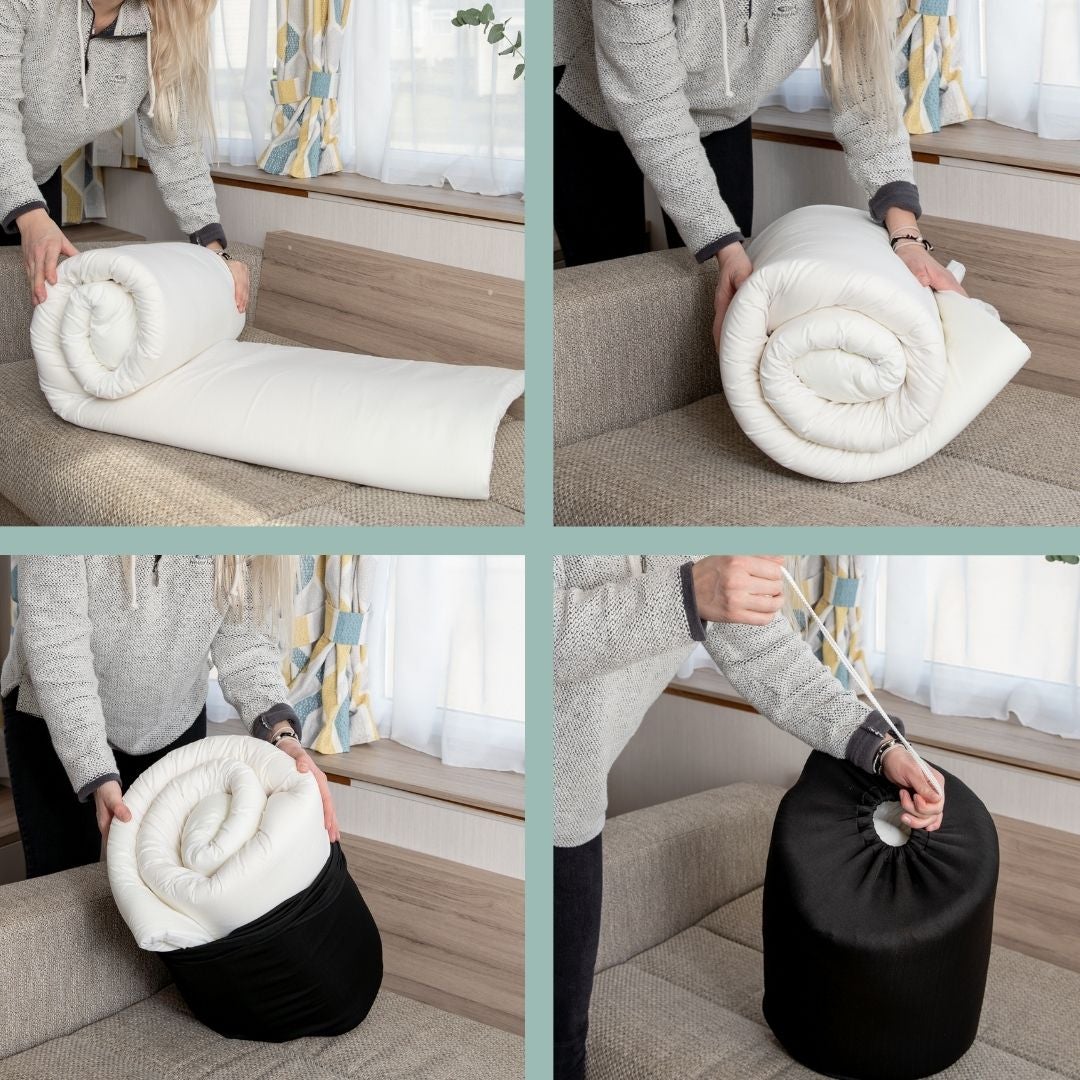 Click Clack Memory Foam Mattress Topper (With Bag)