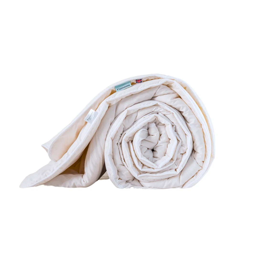 Summer British Wool Duvet & 100% Cotton (4-7 Tog)