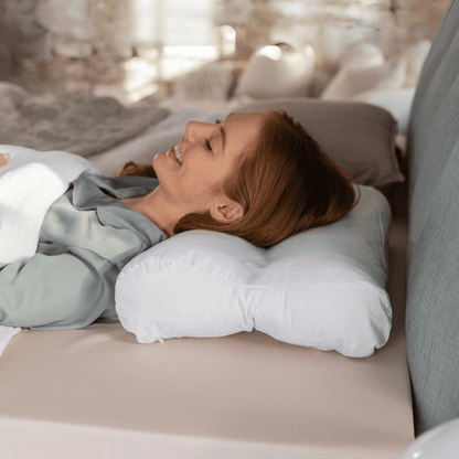 Organic British Wool Contour Pillow - Anti-Snoring
