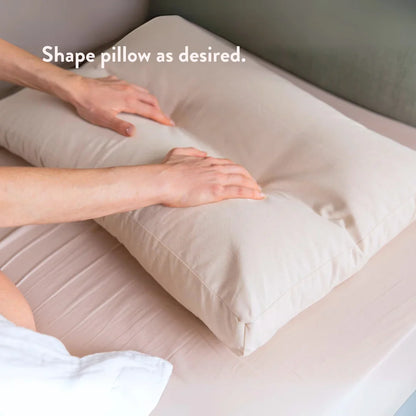 Organic Buckwheat Pillow & Wool Duvet Set - Bundle