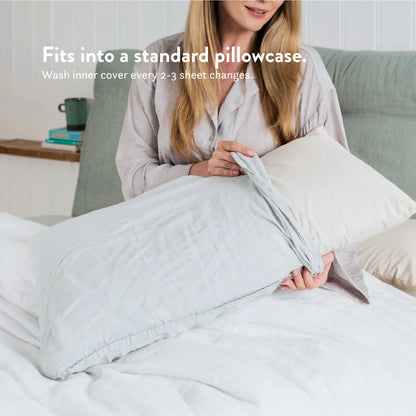 Graphite Latex Pillow & Wool Duvet Set - Bundle