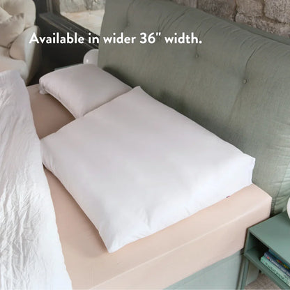 Organic British Wool Bed Wedge Pillow