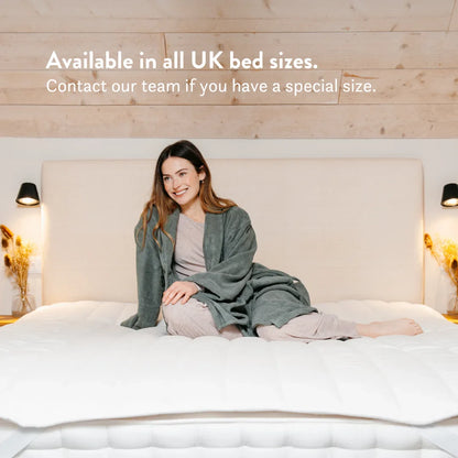 Natural 100% British Wool Mattress Topper