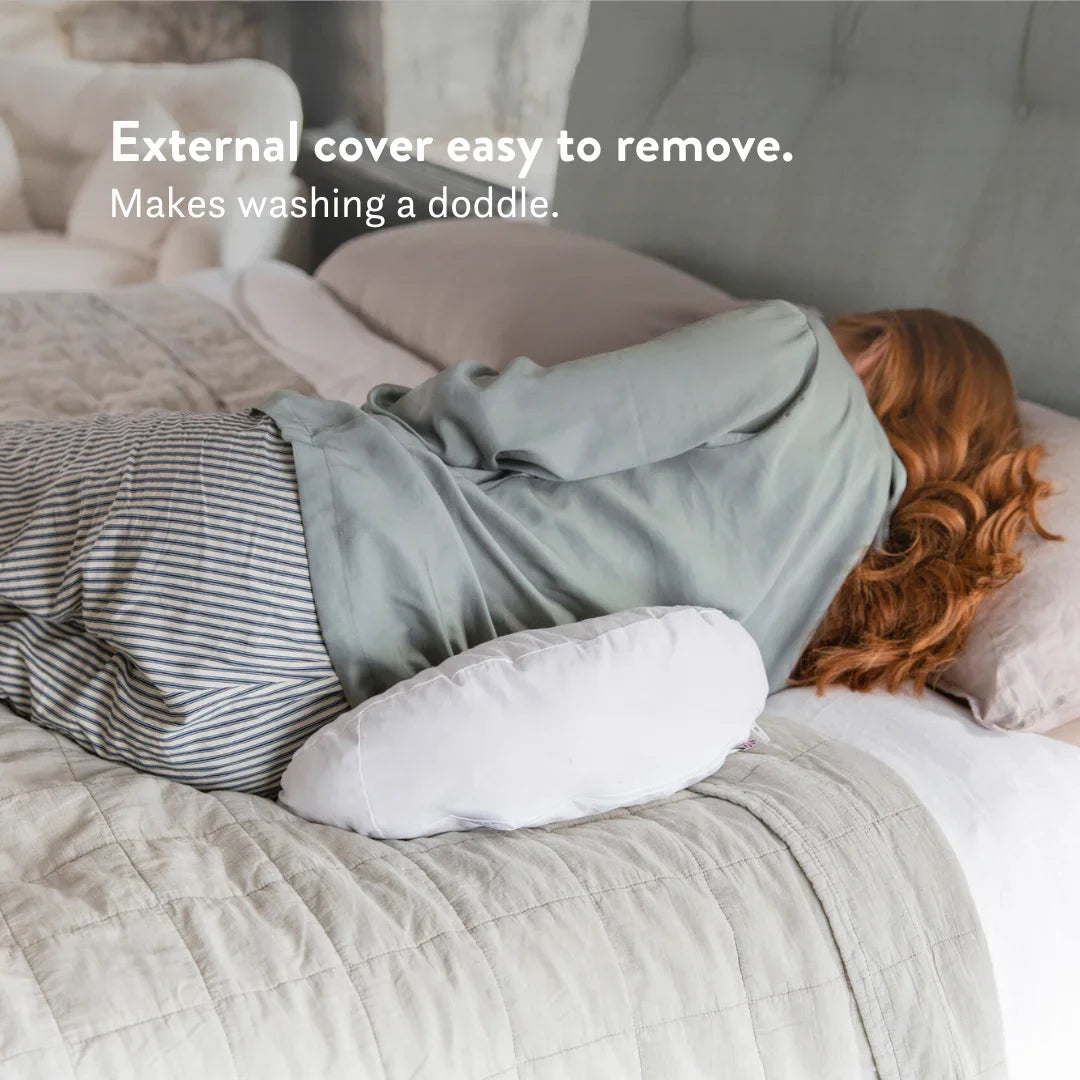Back & Bump Pillow with British Organic Wool Filling - Pregnancy Cushion