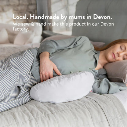 Back & Bump Pillow with British Organic Wool Filling - Pregnancy Cushion