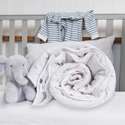 British Wool Duvet & Pillow for Toddler Cot Bed