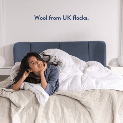 Contour Wool Pillow & Wool Duvet Set - Bundle