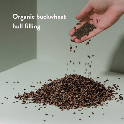 Organic Buckwheat Hulls Knee Pillow