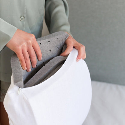 Height Adjustable Latex Pillow & Wool Duvet Set - Bundle