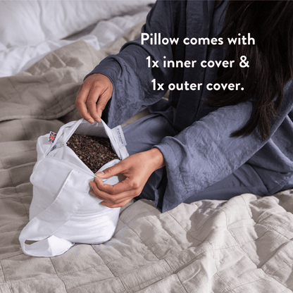 Organic Buckwheat Hulls Knee Pillow