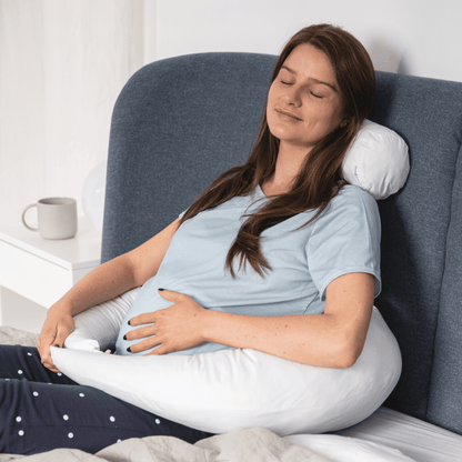 4-in-1 Pregnancy & Feeding Cushion - British Wool with 100% Cotton Cover